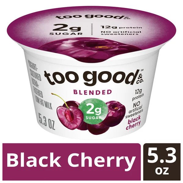 Too Good & Co. Yogurt - Cultured Ultra - Filtered Low Fat Yogurt - Green Basket Marco Island