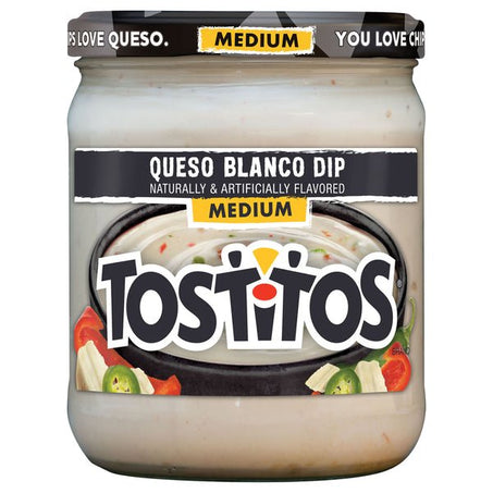 Tostitos Dip Queso Blanco Medium - Green Basket Marco Island