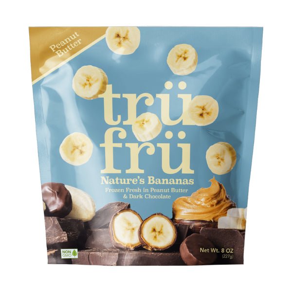 Tru Fru Nature's Bananas Hyper - Chilled in Peanut Butter & Dark Chocolate 8 oz - Green Basket Marco Island