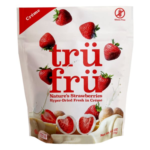 Tru Fru Nature's Hyper - Dried Strawberries & Crème 4.2 oz - Green Basket Marco Island