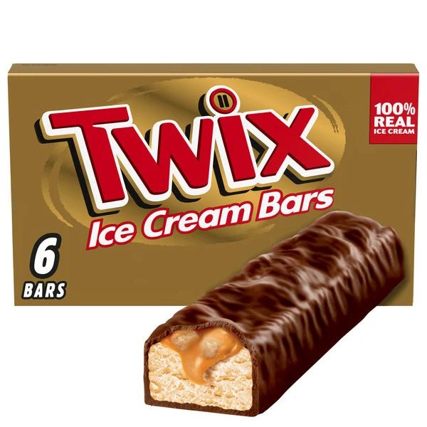 TWIX Caramel Vanilla Ice Cream Bars 6 ct - Green Basket Marco Island