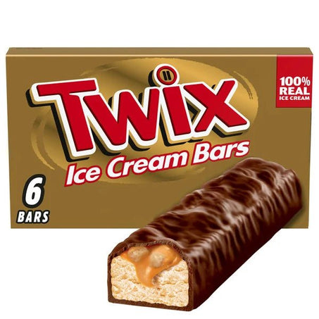 TWIX Caramel Vanilla Ice Cream Bars 6 ct - Green Basket Marco Island