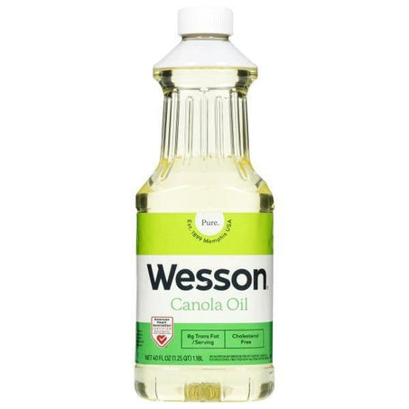 Wesson Canola Oil 40 fl oz - Green Basket Marco Island