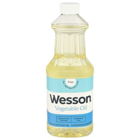 Wesson Vegetable Oil, Pure 40 fl oz - Green Basket Marco Island