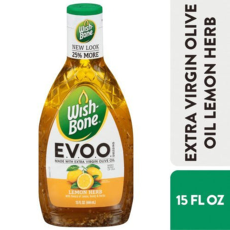 Wish - Bone Lemon Herb Vinaigrette Dressing, 15 fl oz - Green Basket Marco Island