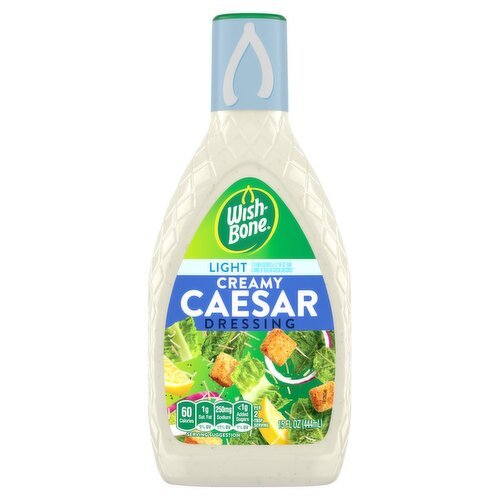Wish - Bone Light Creamy Caesar Dressing, 15 fl oz - Green Basket Marco Island