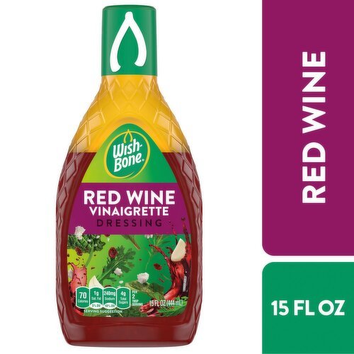 Wish - Bone Red Wine Vinaigrette Dressing, 15 fl oz - Green Basket Marco Island