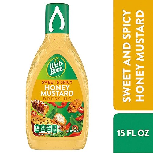 Wish - Bone Sweet & Spicy Honey Mustard Dressing, 15 fl oz - Green Basket Marco Island