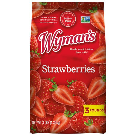 Wyman's Strawberries 3 lb - Green Basket Marco Island