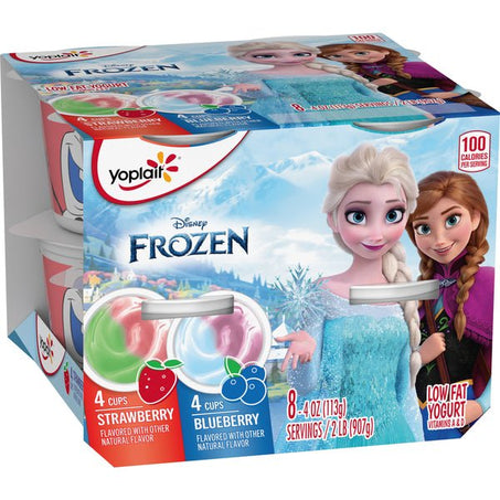 Yoplait Disney Frozen Low Fat Kids Yogurt Cup Variety Pack 8 ct - Green Basket Marco Island