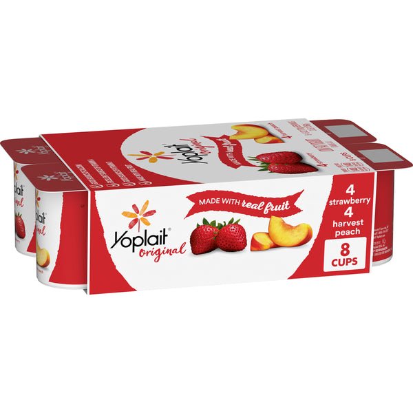 Yoplait Original Low Fat Yogurt Cups 8x6 oz - Green Basket Marco Island