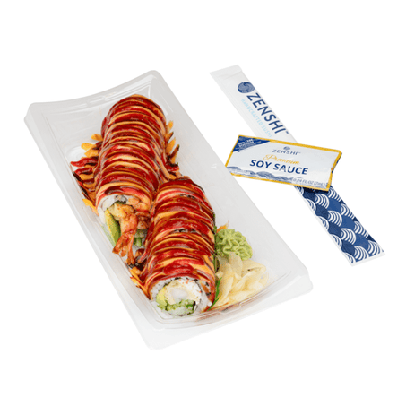 ZENSHI Handcrafted Sushi Spicy Tiger Roll - Tempura Shrimp 10 ct - Green Basket Marco Island